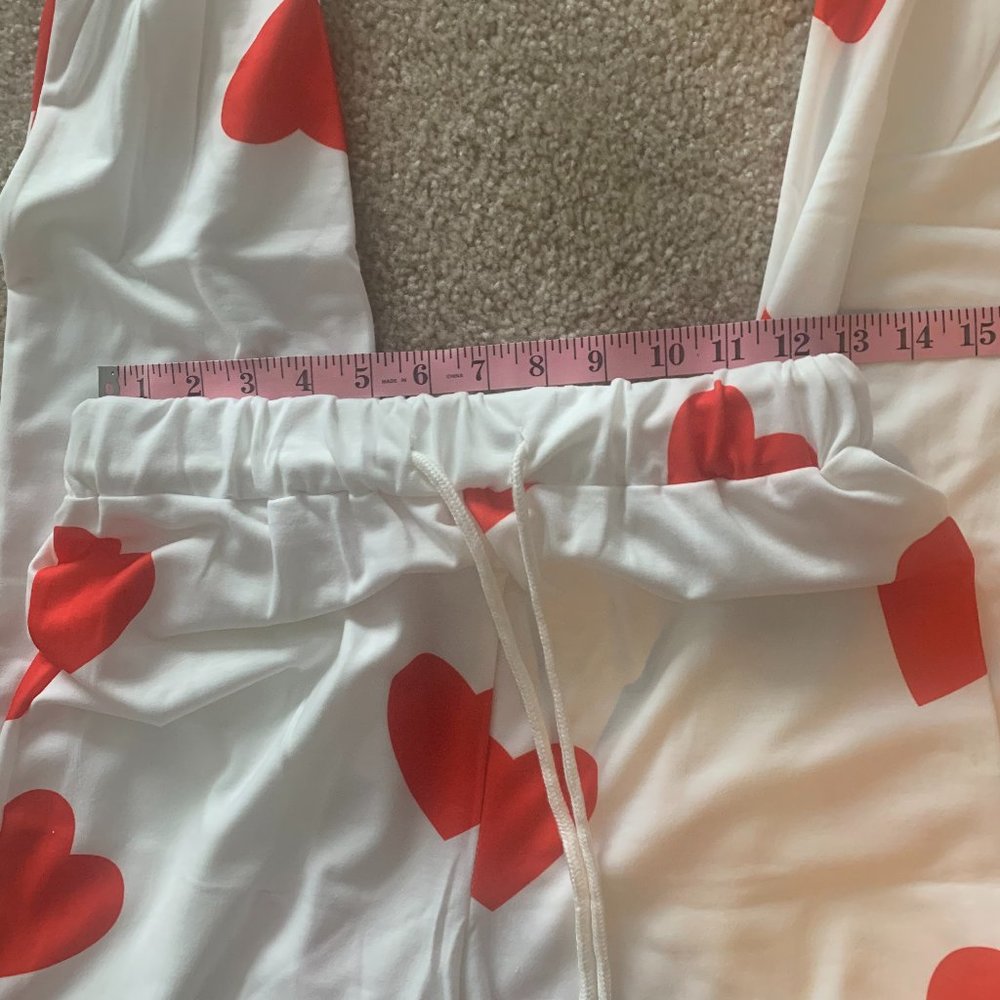 ❤️ LAST TWO! Valentine's Day Heart Pajamas Lounge Set - Picture 13 of 13